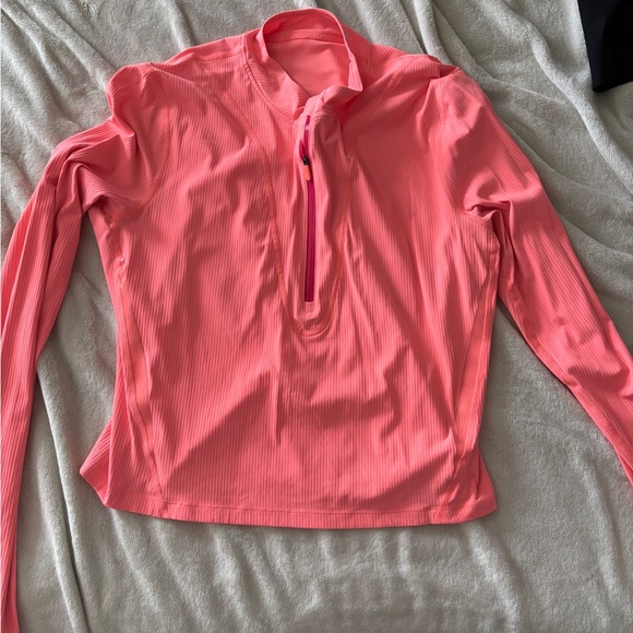 Lululemon 3/4 zip long sleeve top, size 10 - Picture 1 of 3
